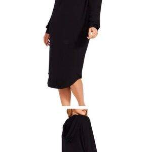 BB Dakota Jersey Dress Hooded Size Medium